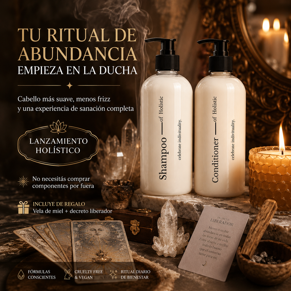 Shampoo Y Acondicionador Holistic Cacao 500ml + 500ml Sin Sal