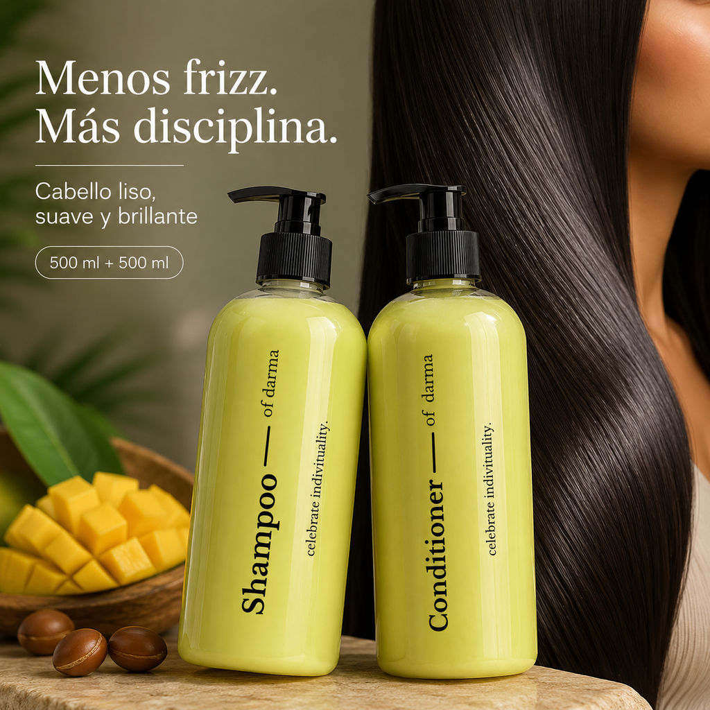 Pack Shampoo + Máscara Reconstructora Mango y Argán 500 ml