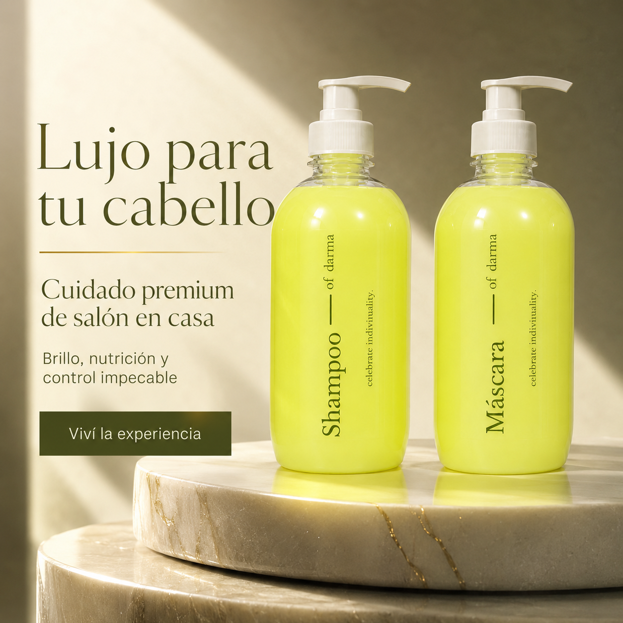 Kit Darma Professional Shampoo Reconstructor + Máscara Reconstructora Mango y Argán 500 ml