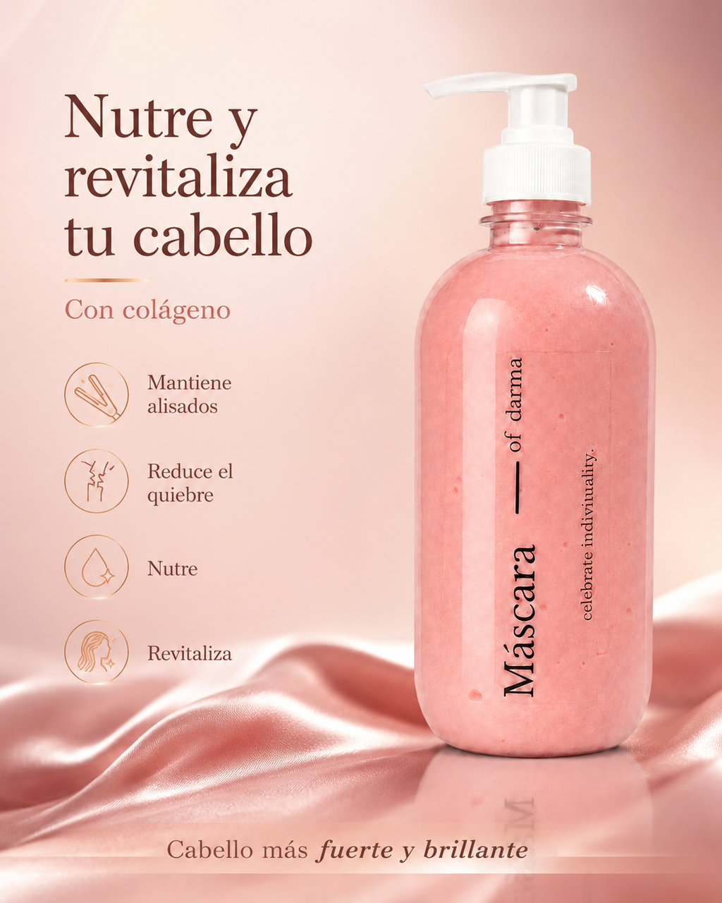 Máscara Capilar con Colágeno 500 ml – Repara y Mantiene Alisados