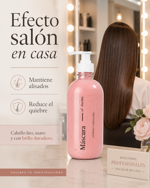 Máscara Capilar con Colágeno 500 ml – Repara y Mantiene Alisados