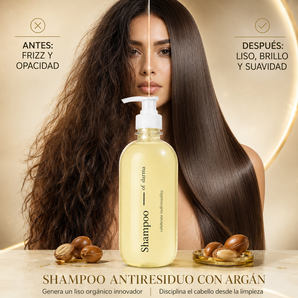 Shampoo Liso Orgánico con Argán Darma 500 ml