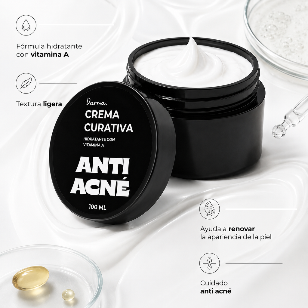 Crema Curativa Darma Professional Antiacné con Vitamina A 100 ml