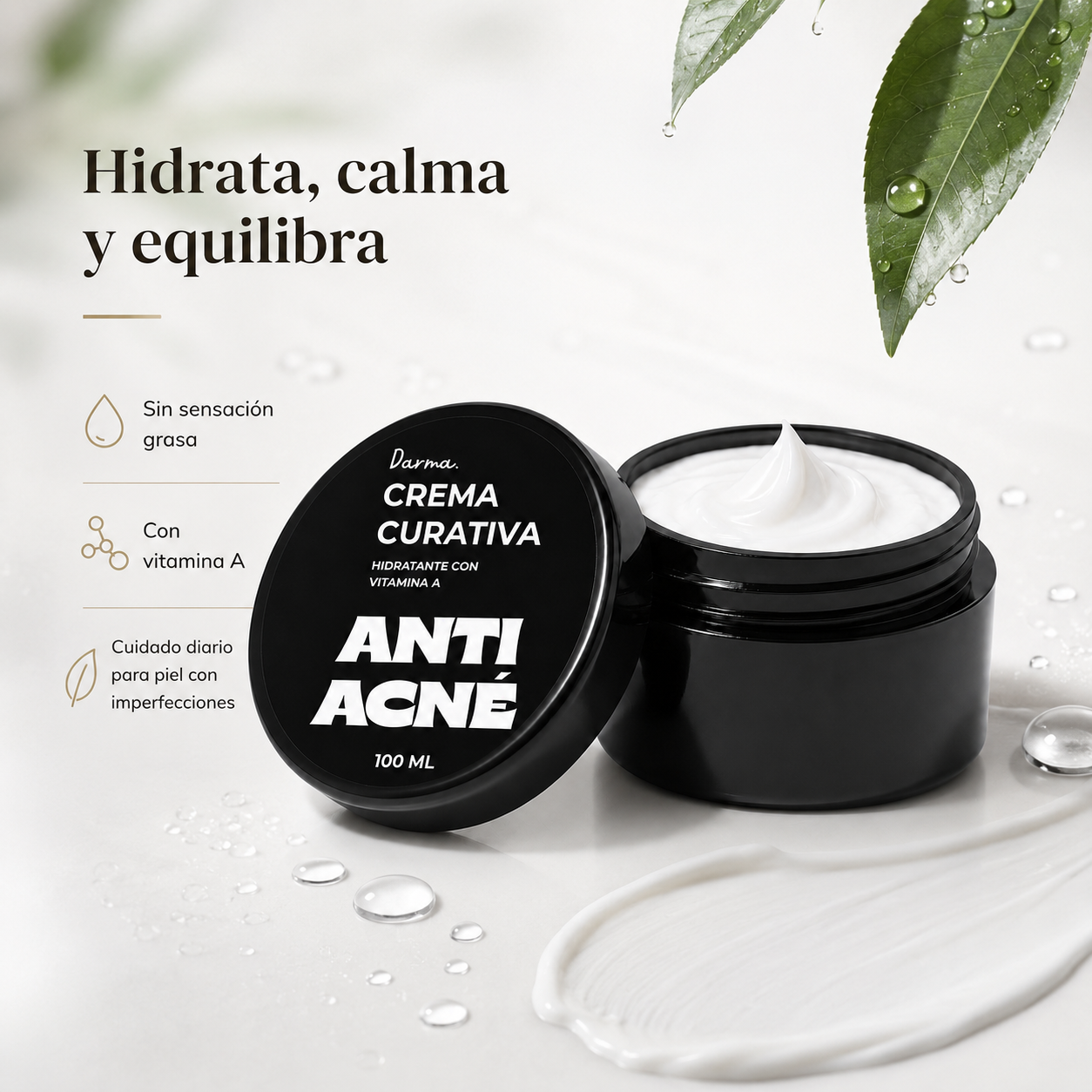 Crema Curativa Darma Professional Antiacné con Vitamina A 100 ml
