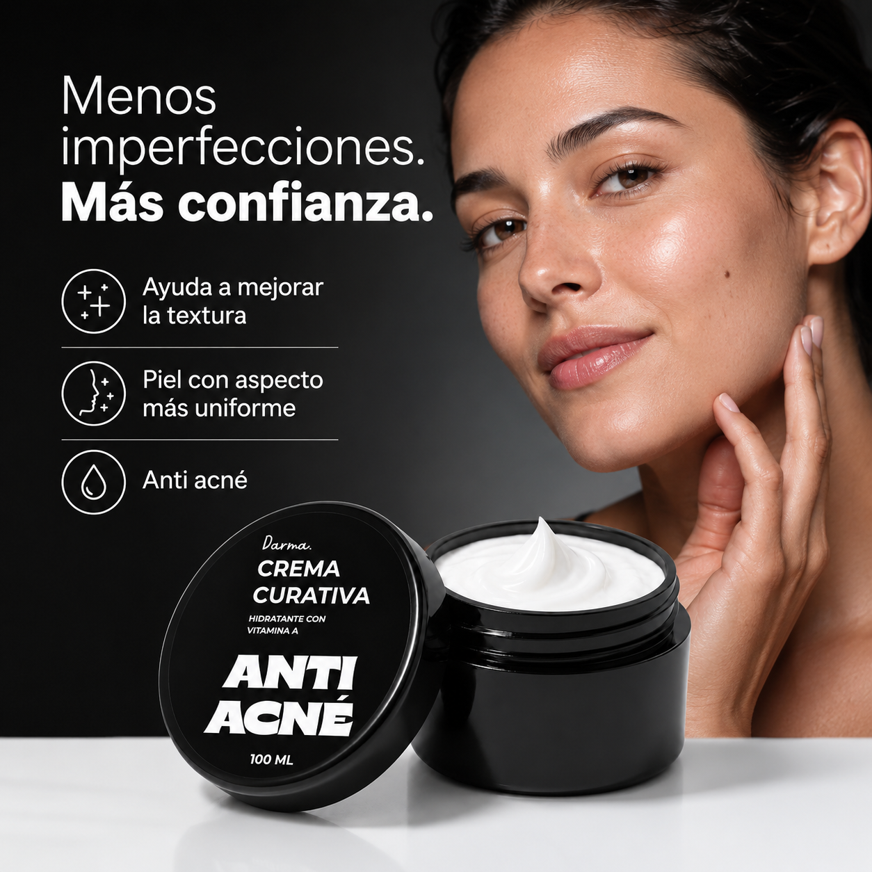 Crema Curativa Darma Professional Antiacné con Vitamina A 100 ml